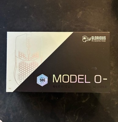 Glorious PC Wired Gaming Mouse Model O- (Minus) Matte White 58g