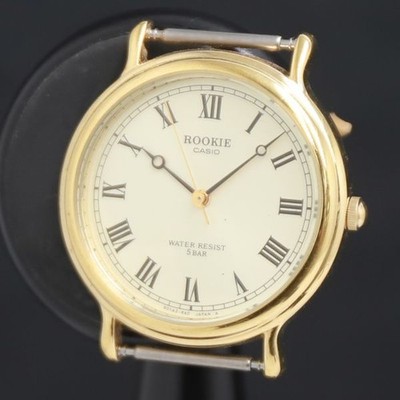 QZ ROOKIE Casio RKT-300 Gold Dial Ladies Wristwatch 2000000 NSK KRK