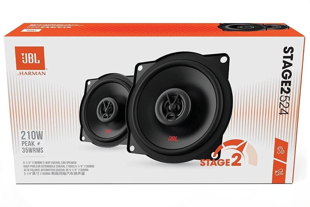 JBL Stage 524 210 Watt 2-Way Coaxial Car Audio Speakers