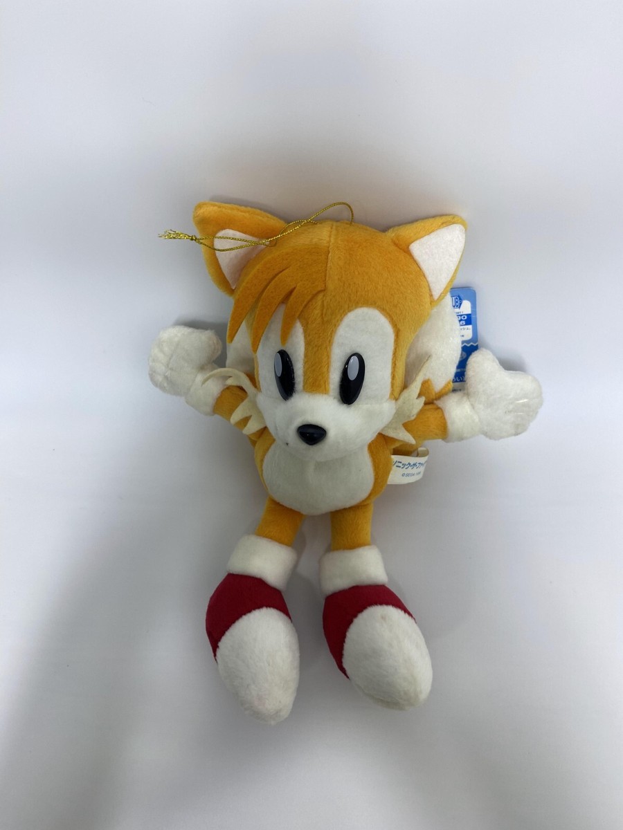 TAILS Plush 10 SEGA 1996 Sonic The Fighters Hedgehog Japan Toy