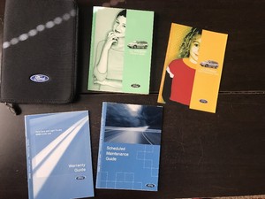 2002 Ford Windstar Owners Manual With Case Oem Free Shipping Ebay