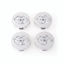 Toyota Chrome Logo Wheel Center Cap Avalon Camry Highlander OEM 62MM 08020 4PC