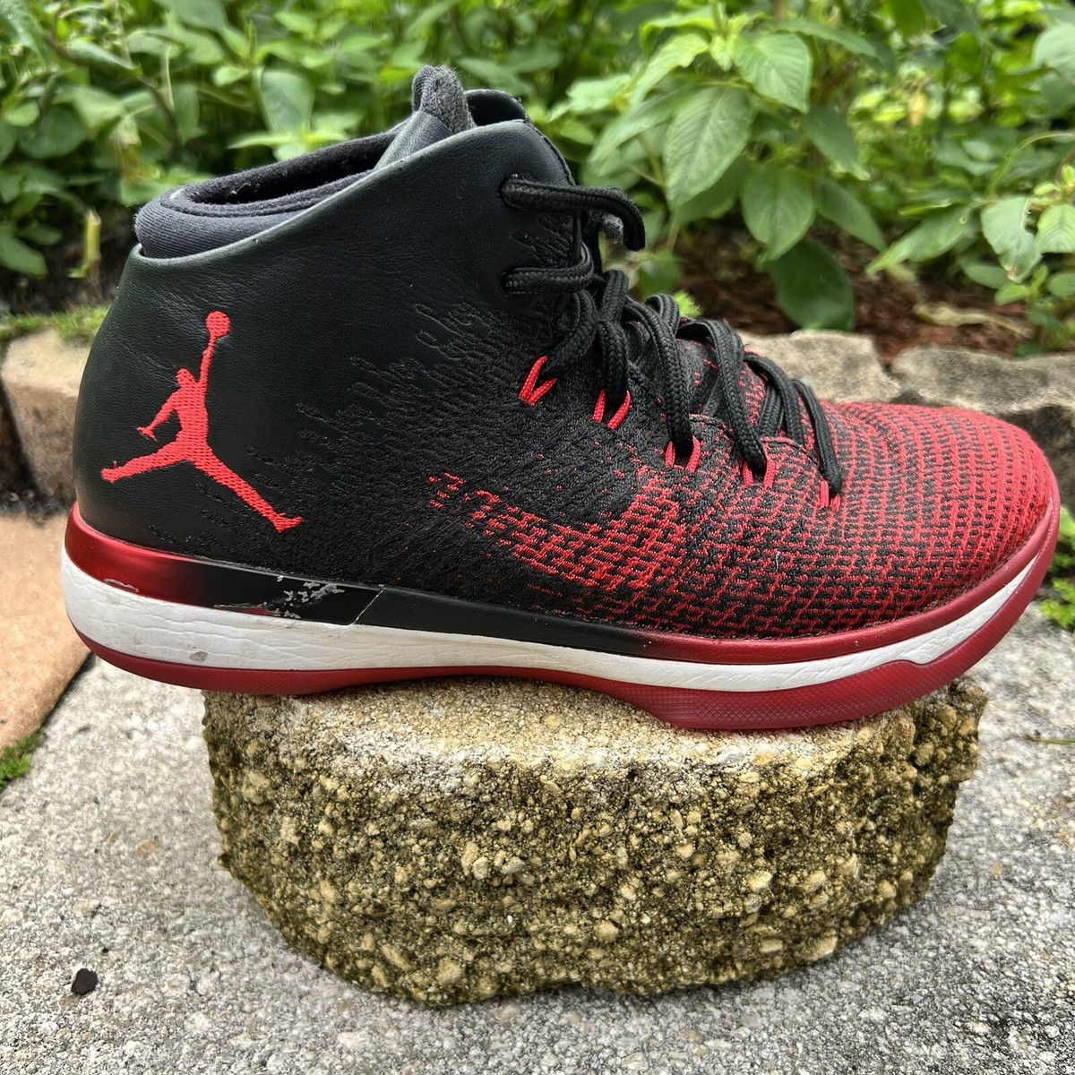 Nike Air Jordan XXXI Bred Banned 848629-001 Black Red Shoes  display picture 3
