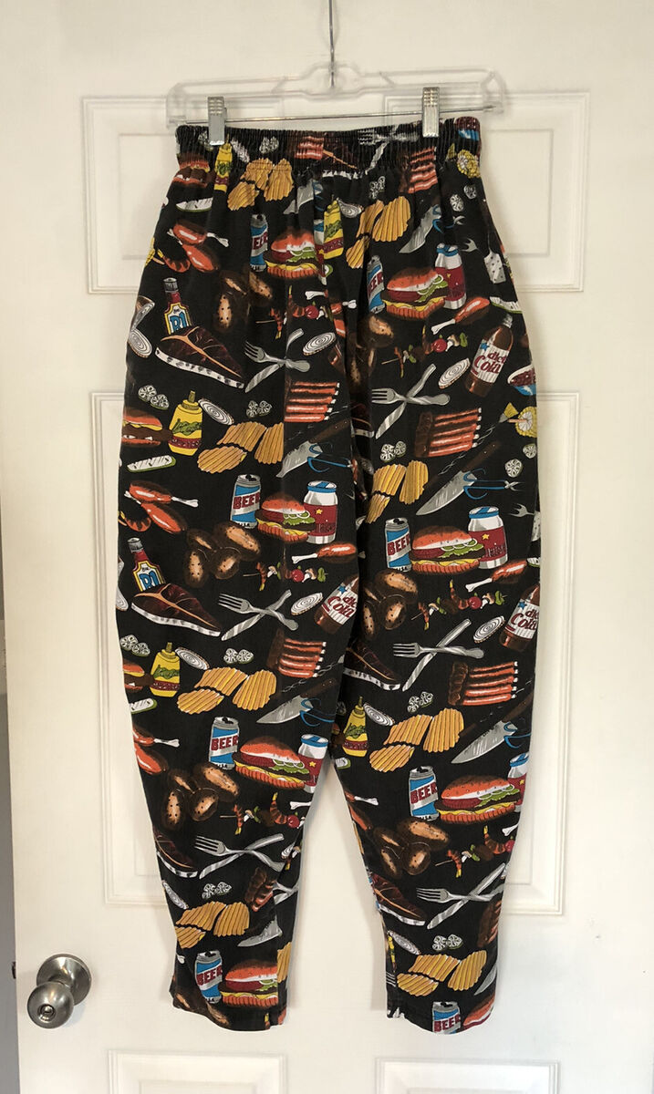 Amazing Vintage 1980s BBQ Jamz Hammer Pants Chef Grill Beer Amazing Vintage 1980s BBQ Jamz Hammer Pants Chef Grill Beer