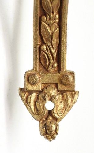 Paar französische vergoldete Bronze Gardinen Raffhalter - Bild 6 von 10
