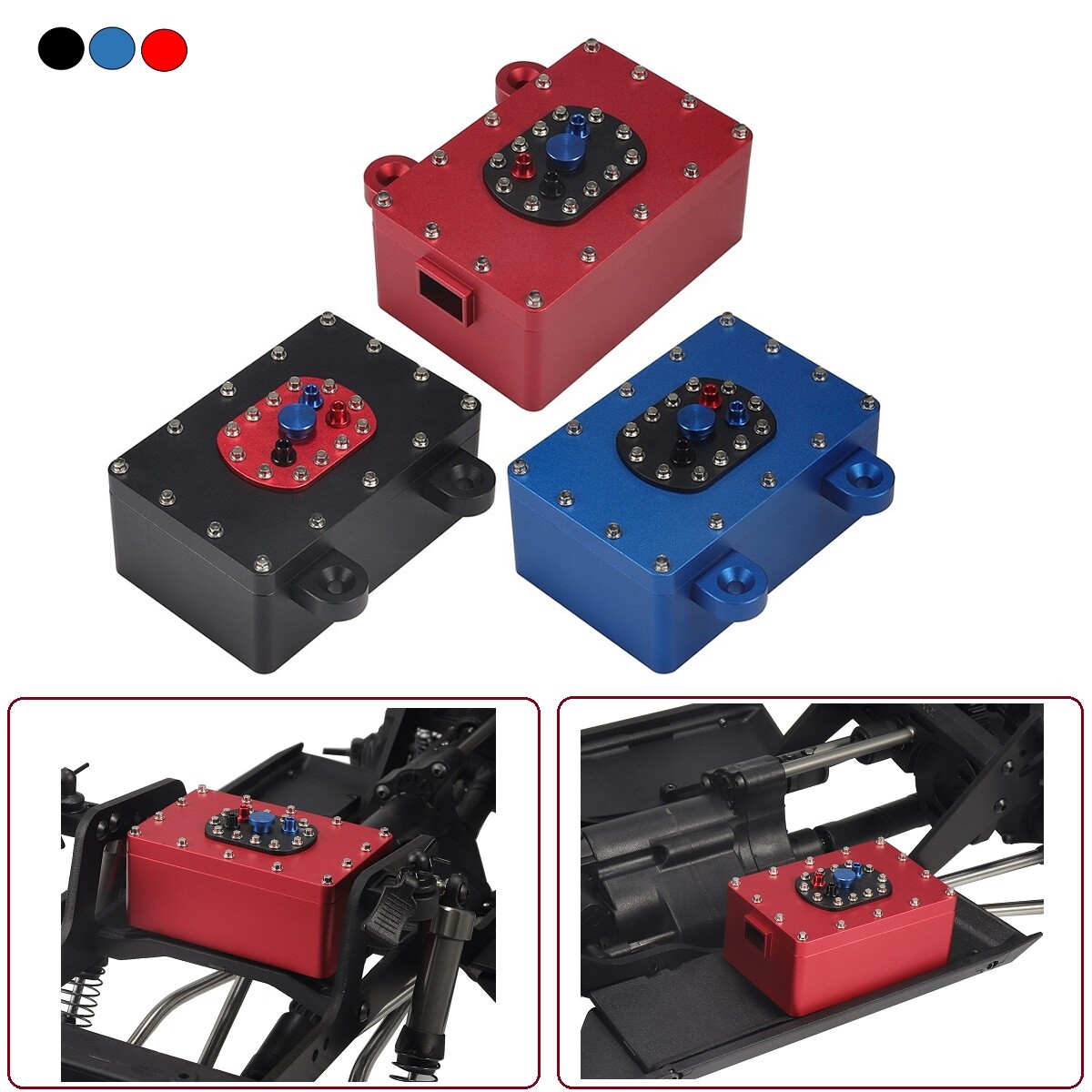 NUOVO NHX 1/10 Rock Crawler Mini Serbatoio Carburante Plastica