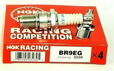#ad NEW QTY 4 BR9EG NGK Spark Plugs #3230 TM HUSKY YAMAHA HONDA GAS GAS $34.37