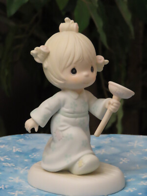 Precious Moments FAITH TAKES THE PLUNGE Plumber * Smiling Girl variety * DIY