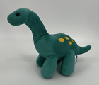 Prextex Brachiosaurus Brontosaurus 8.5" Plush Green Spotted Long-Neck Dinosaur