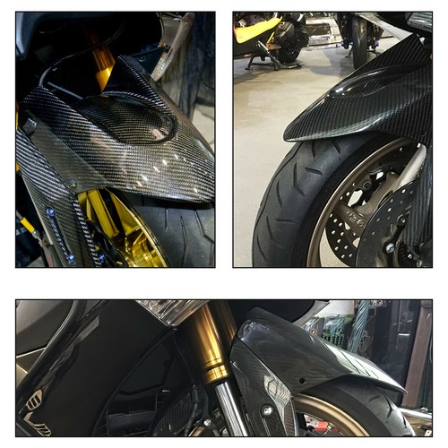 100% Carbon Fiber Front Mudguard Flap Splash Fender For Yamaha TMAX 530 TMAX 560 - Picture 3 of 12