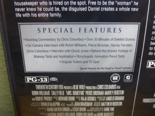 Mr. Mom / Mrs Doubtfire DVD Robin Williams Michael Keaton - Picture 3 of 5