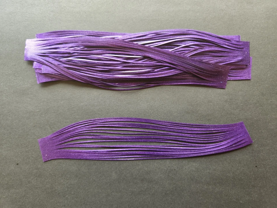 DW LURES 10 silicone Skirt Tabs Purple T61 Fish Lure Spinnerbait Buzz Bass jig tackle
