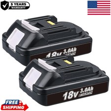 2X FOR Makita BL1815 18 Volt 3.0 Ah Compact Li-Ion Battery BL1820 BL1815N BL1830