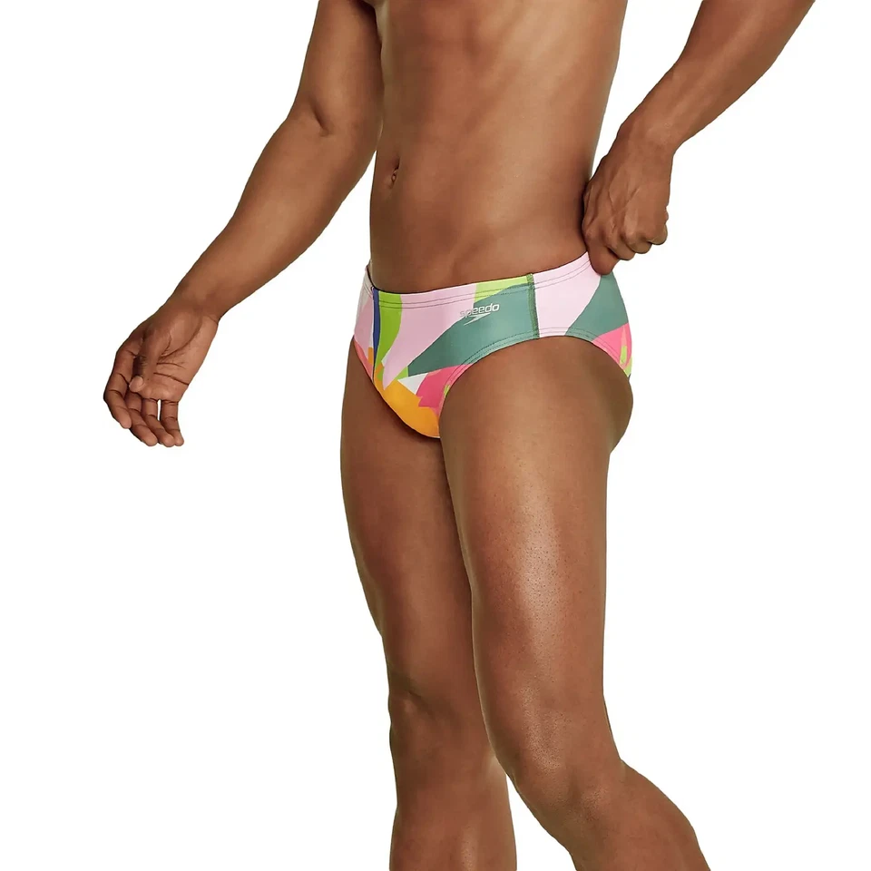 Calzoncillo de natación SPEEDO Block Tropics para hombre talla 36 Foto 3 de 4