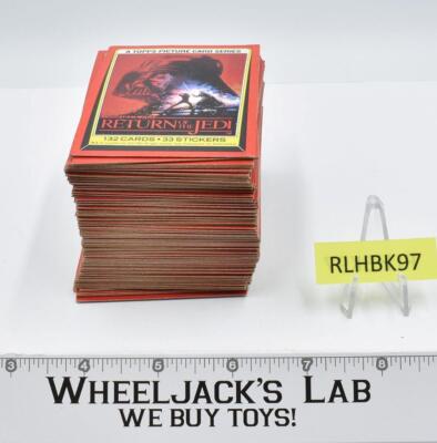 スターアニス 11点セット Complete Set of Star Wars Return of the Jedi Trading Cards 1983