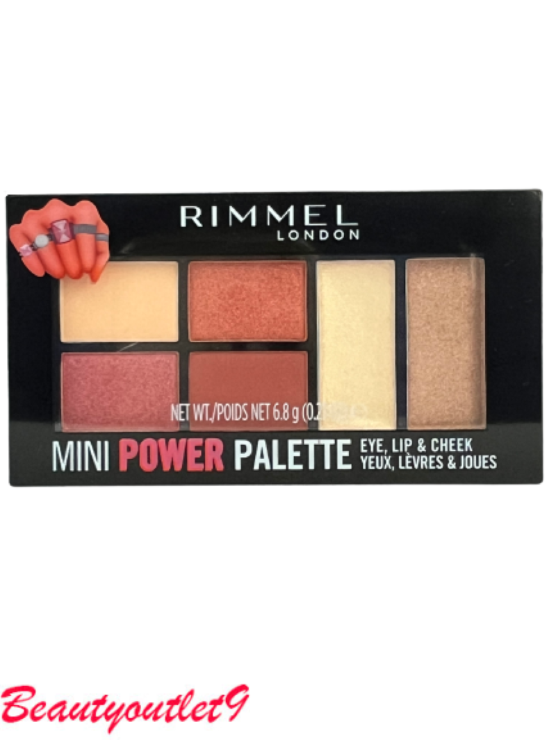 Rimmel Mini Power Eye Lip Cheek Palette 006 Fierce