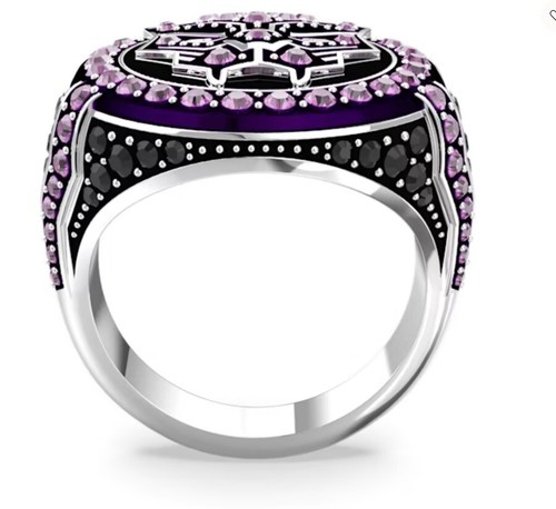 Swarovski Marvel Black Panther ring Black Panther, Purple, Rhodium plated Brand - Picture 3 of 9