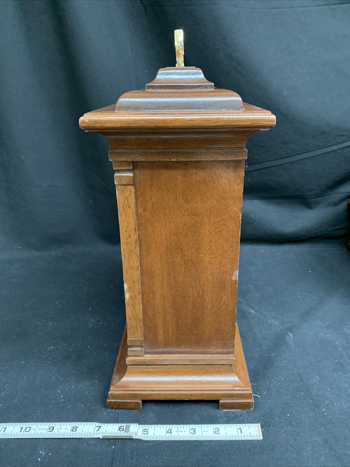 Dunhaven Quartz Wood Mantel Clock Westminster Chime eBay