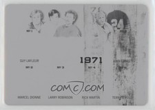 2020-21 Leaf Plate Black Lafleur Dionne Robinson Martin O'Reilly Garrett 1/1