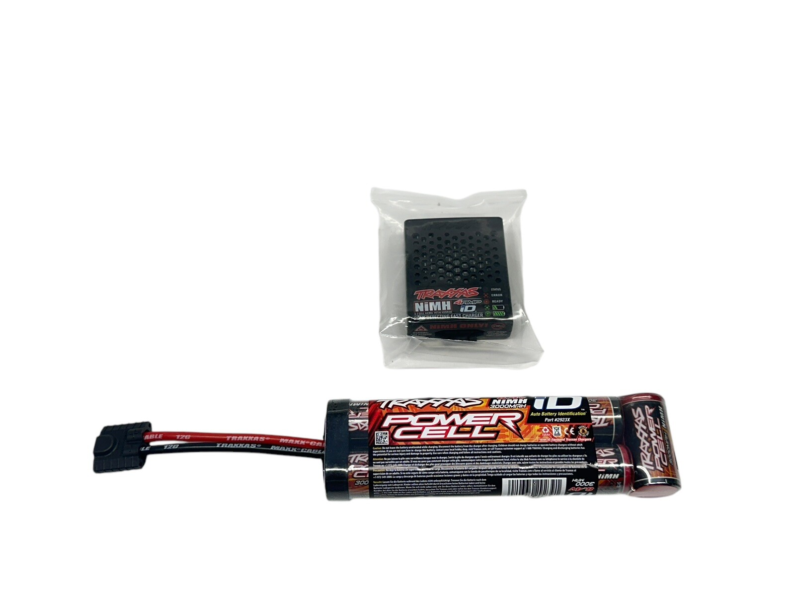 New Traxxas Power Cell 3000Mah 8.4V NiMH Battery & 4 Amp USB-C Charger #14775