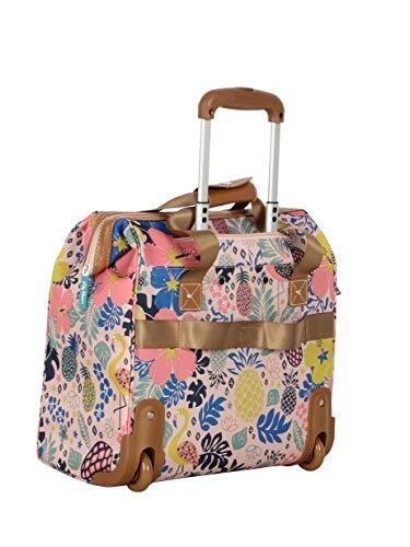 Lily Bloom Design Pattern Carry on Bag Wheeled Cabin  Under the Seat Tote
