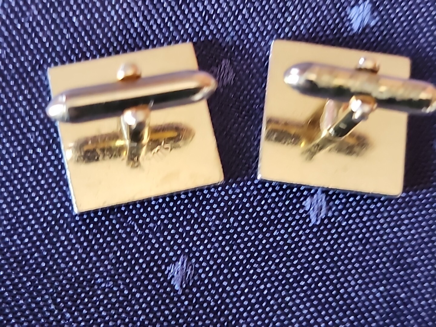 Swank Silvertone  Interlocking intertwined square… - image 9