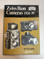 Zeiss Ikon Cameras 1926-39 1977, Hardcover 1st Edition, Dust Jacket
