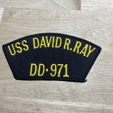 U.S. Navy USS DAVID R.RAY DD-971. Patch 