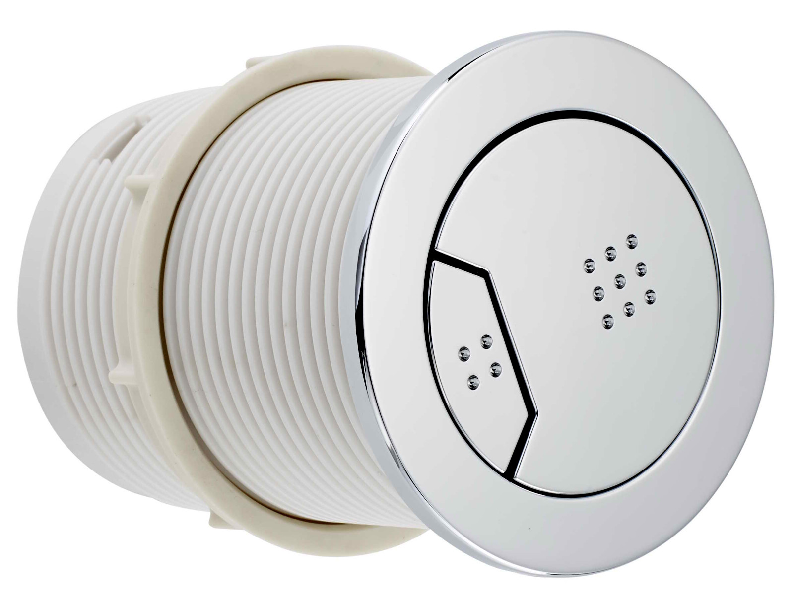 SYG610CP  72mm Pneumatic Dual Flush Valve Push Button - Fits Tavistock Vortex