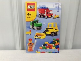 100% Complete Lego Road Construction Set 6187 Dump Truck Excavator Steam Roller