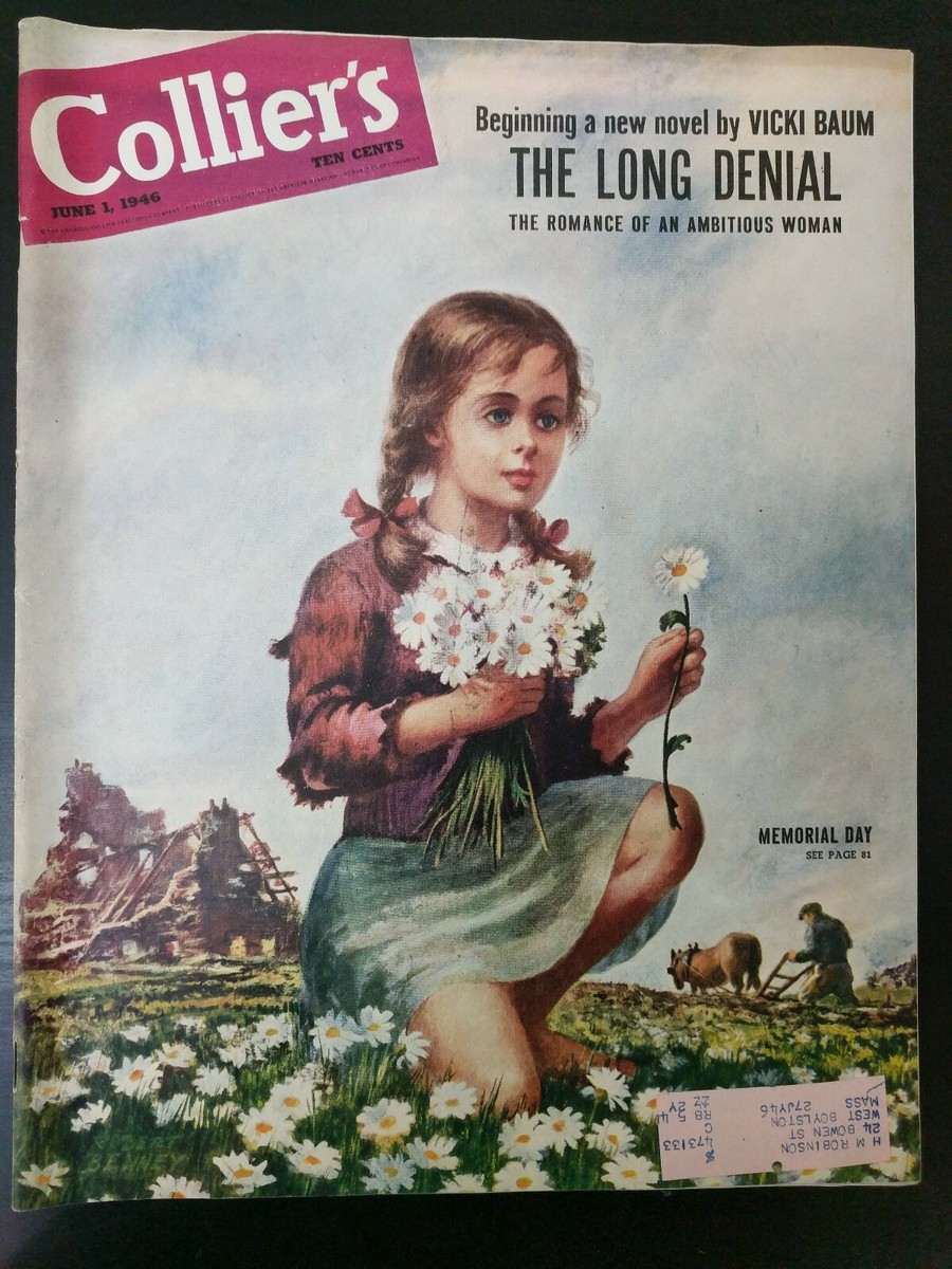 1946 June 1 Colliers Magazine Memorial Day VINTAGE ADS Auto