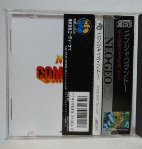 Ninja Commando NeoGeo CD-Rom NCD ADK Used Japan Action Shooting Boxed 1994 - Picture 3 of 7