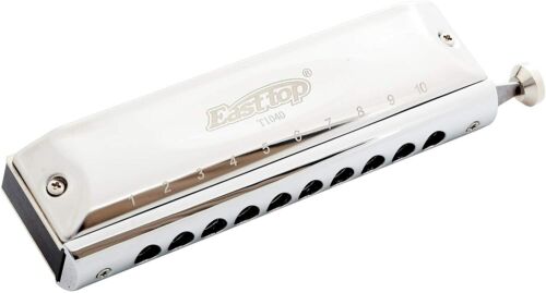 EASTTOP 10Hole 40Tone Professional Chromatic Harmonica Key of C Music instrument - Picture 8 of 10