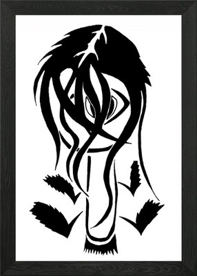 Schau mich an Gerahmtes Wandbild Poster Leinwanddruck Bild