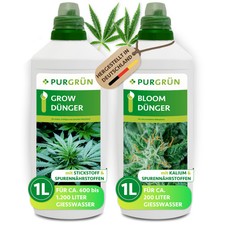 Purgrün Hanf-Dünger-Set, Flüssigdünger, H...