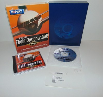 Visual Flight Designer 2000 PC CD TSC Microsoft Flight Simulator 2000/98 Big Box