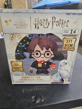 Harry Potter Lighted Christmas Inflatable Yard Decor 3 FEET Airblown Gemmy NIB