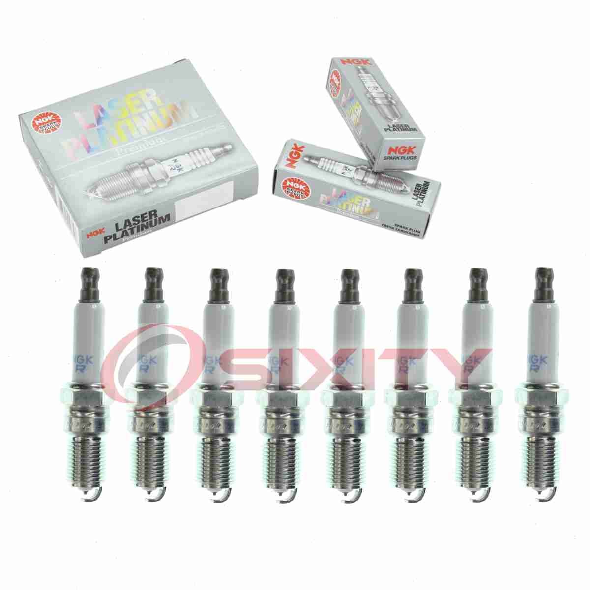 8 pc NGK Laser Platinum Spark Plugs for 1998-2000 Chevrolet C2500 5.7L V8 zc