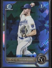 2022 Bowman Draft Sapphire Edition #BDC-101 Steven Zobac