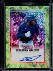 2025 Leaf Vivid Sebastian Walcott Auto Crystal Green #/8