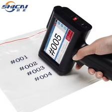 Handheld Inkjet Printer 600DPI Logo Date QR Barcode Batch Coding Machine