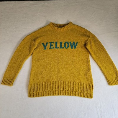 Zara Fancy Collection Knitwear Collection For Girls ''Yellow'' Sweater, Size 13-14