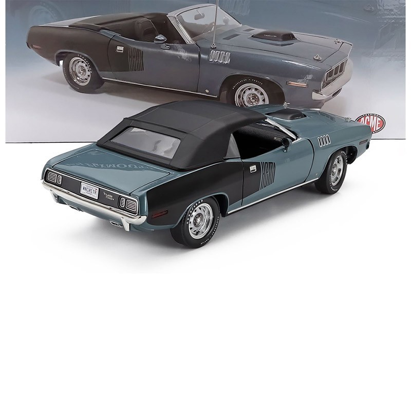 1971 PLYMOUTH HEMI CUDA CONVERTIBLE WINCHESTER GRAY 1:18 SCALE | eBay