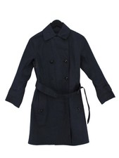 Mackintosh Women's Coat M Blue 100% Cotton Trench Coat