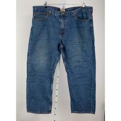 Schmidt Workwear Jeans Mens 46x32 Blue Medium Wash Straight Leg 19-R247-1M