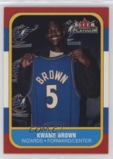 2001-02 Fleer Platinum Kwame Brown #247 wy5