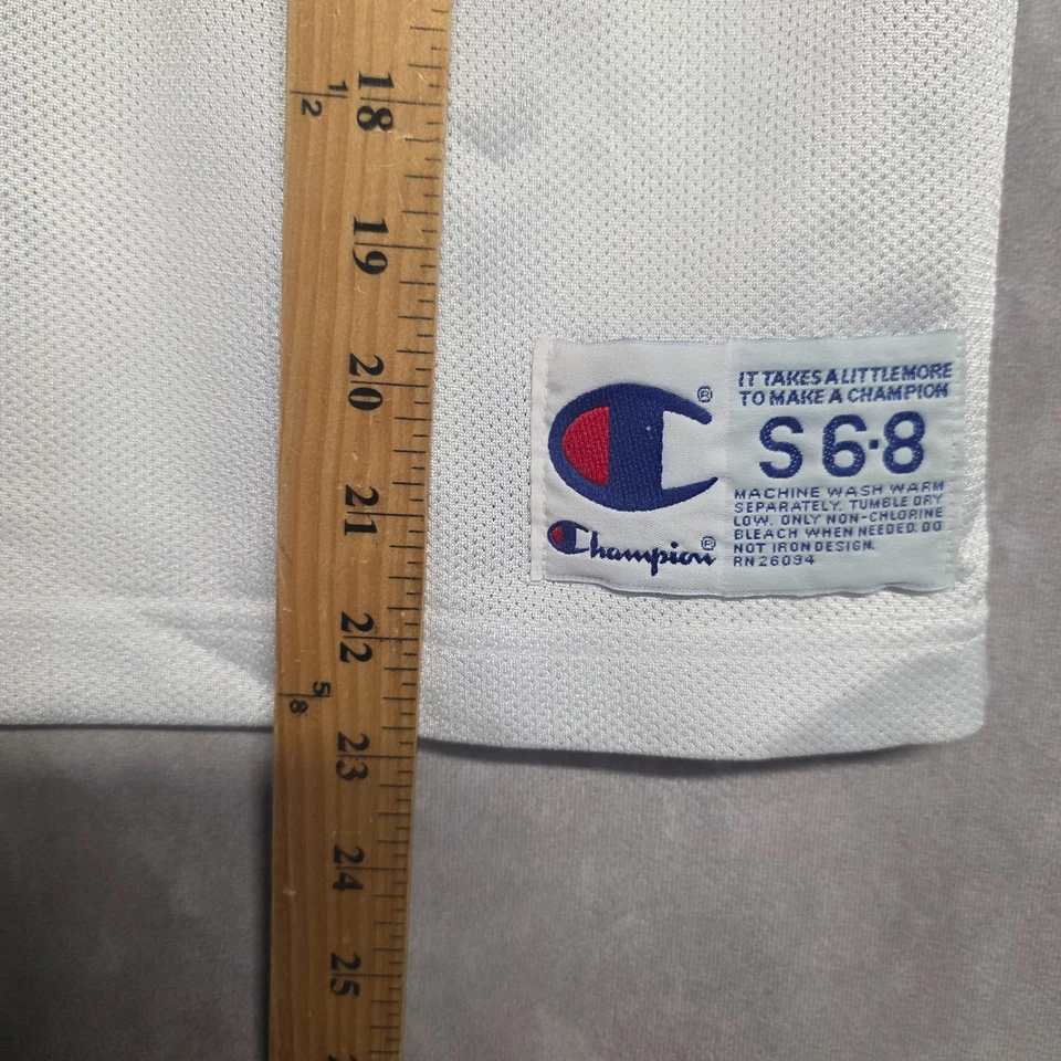 Camiseta deportiva vintage de los 90 campeón Chicago Bulls Dennis Rodman 91 juvenil niño pequeño S 6 8 Foto 4 de 4