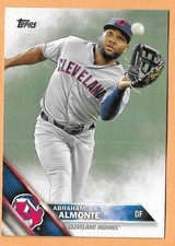 ABRAHAM ALMONTE CLEVELAND INDIANS #556 - TOPPS 2016
