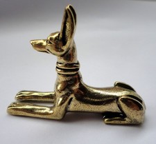 Small Pre-Owned Ancient Egyptian God Anubis Dog artifactf Egypt Statue Deity