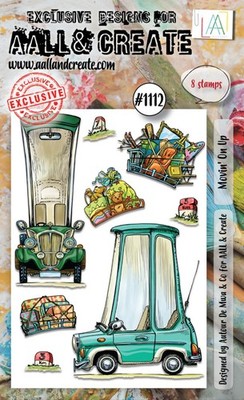 AALL AND CREATE - CLEAR ACRYLIC STAMPS  - MOVIN ON UP